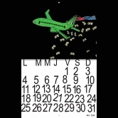 CALENDAR + VINYL ARGENT